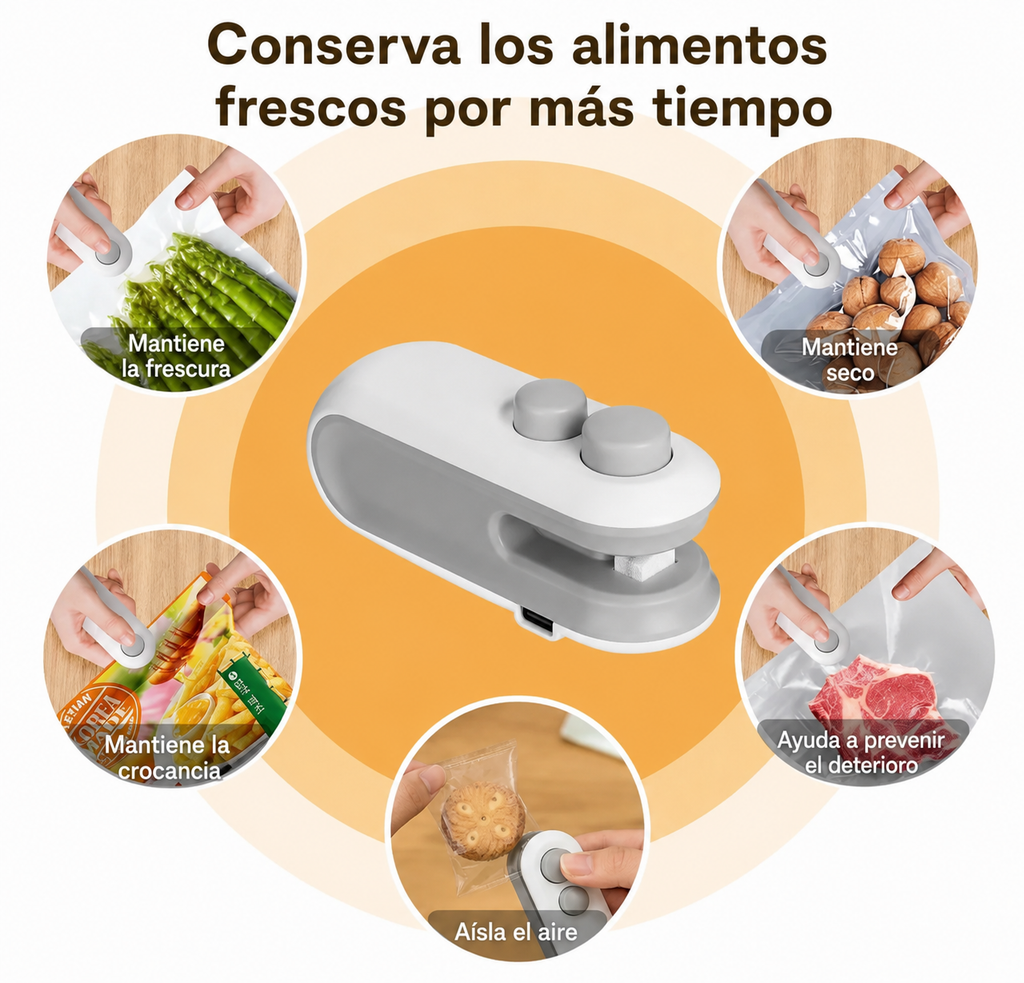 Cierra Bolsas USB