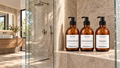 KIT DISPENSADORES VIDRIO AMBAR 500ML $690