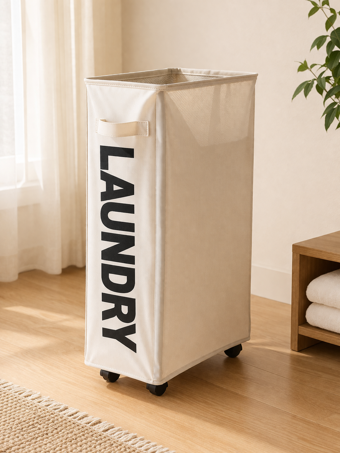 CESTO ROPA LAUNDRY CON RUEDAS