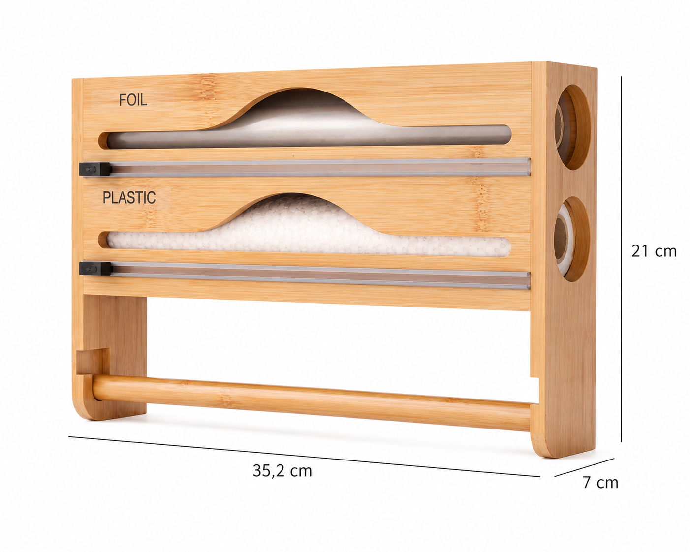 PORTA ROLLOS BAMBU