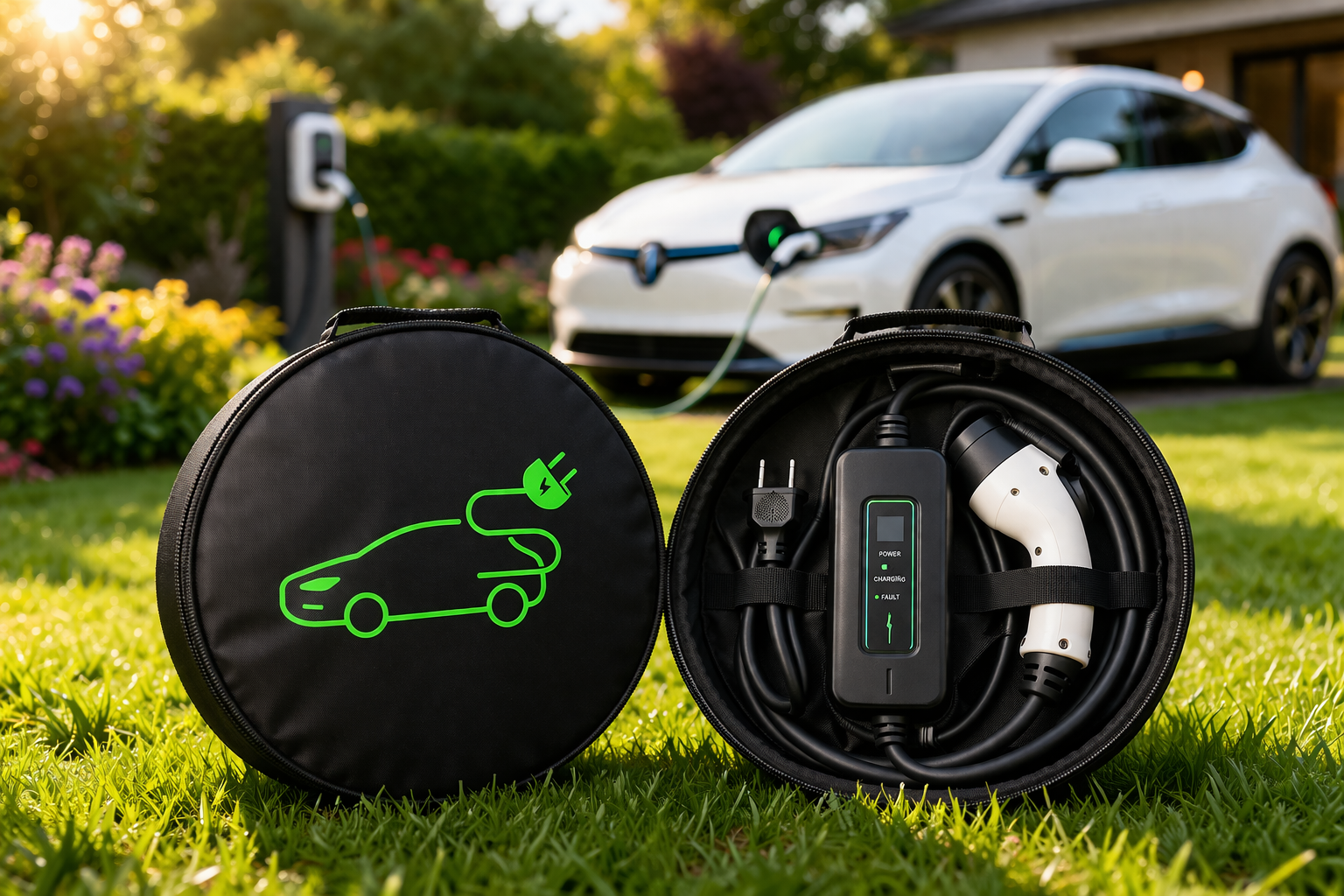 ESTUCHE PARA CARGADOR DE AUTO ELECTRICO