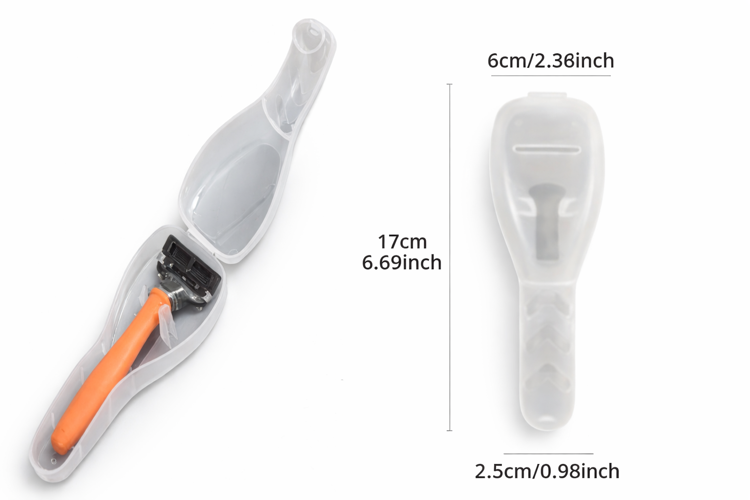 PORTA MAQUINA DE AFEITAR SETX2PCS