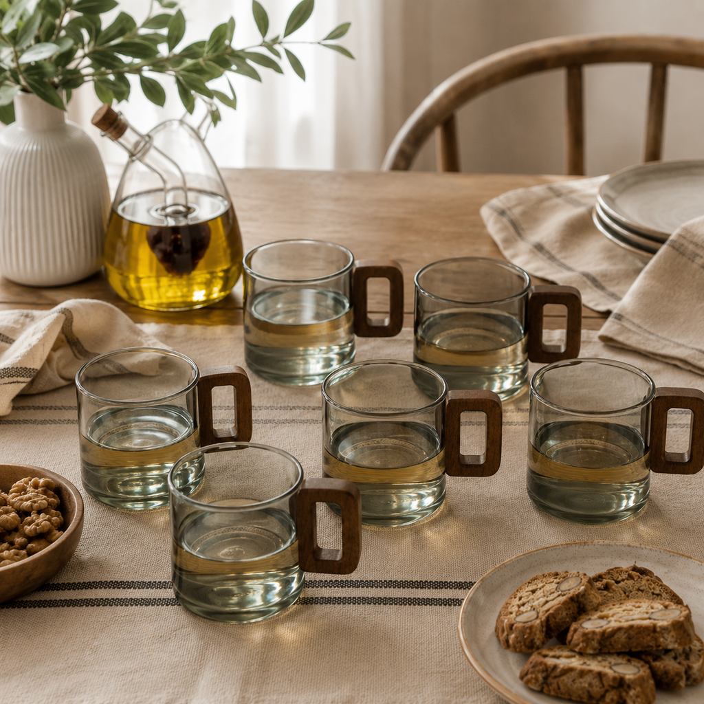 TAZAS CAFE MADRID 6PCS