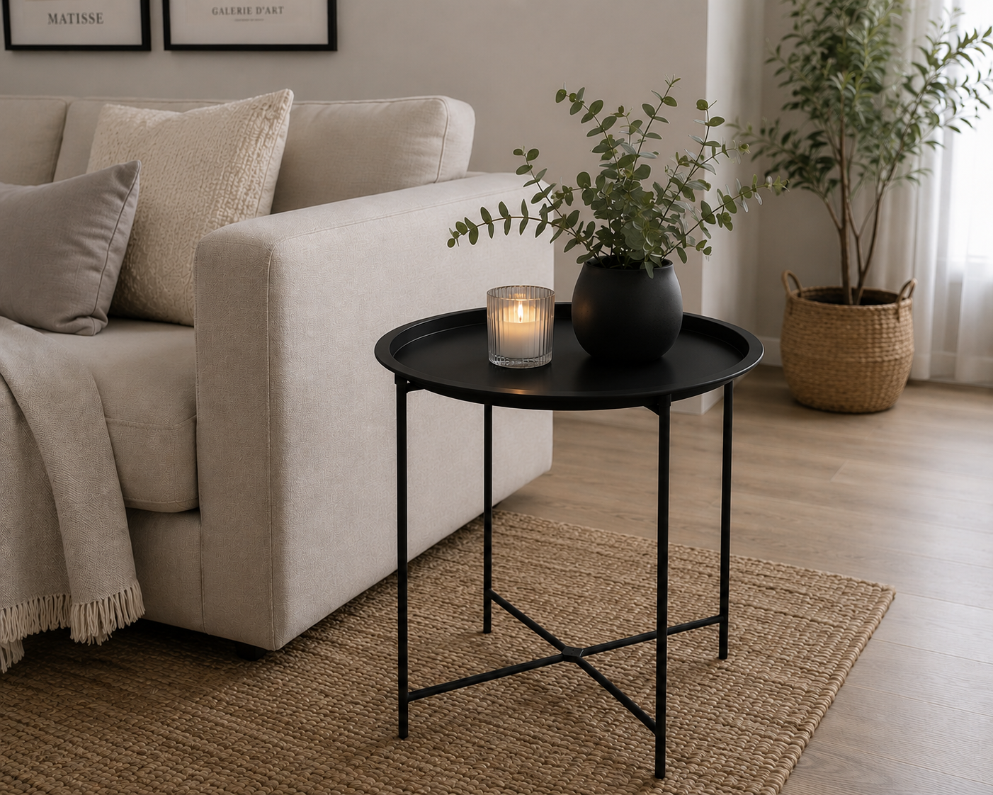 MESA AUXILIAR MAK NEGRA