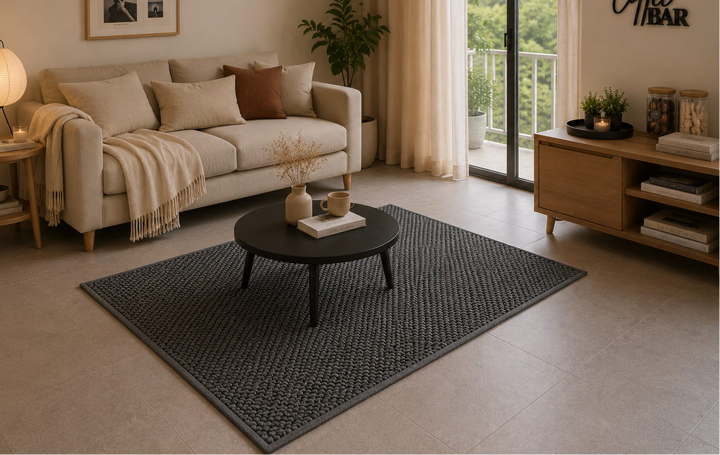 Alfombra Nepal Gris 160X120CM