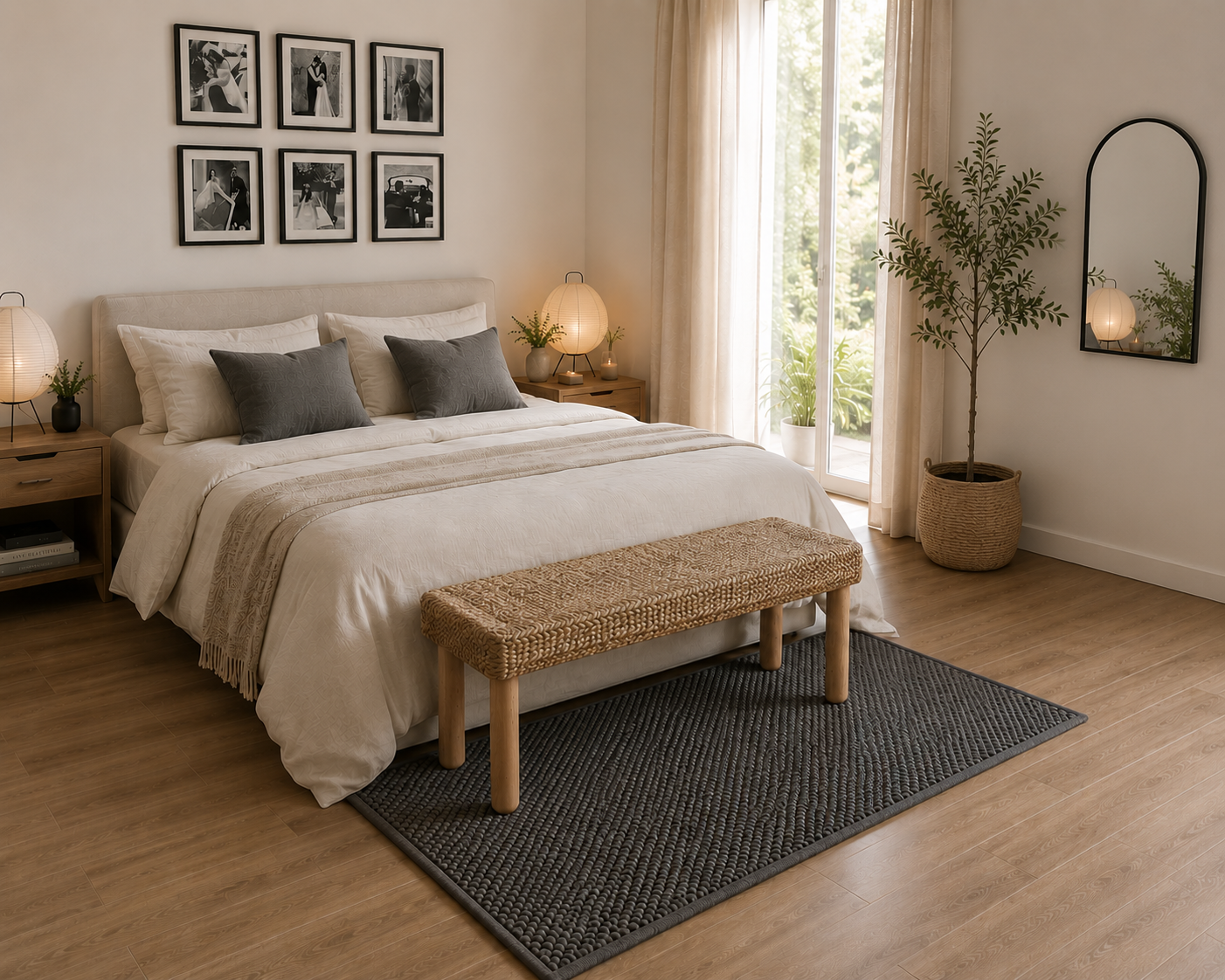 Alfombra Nepal Gris 160X120CM