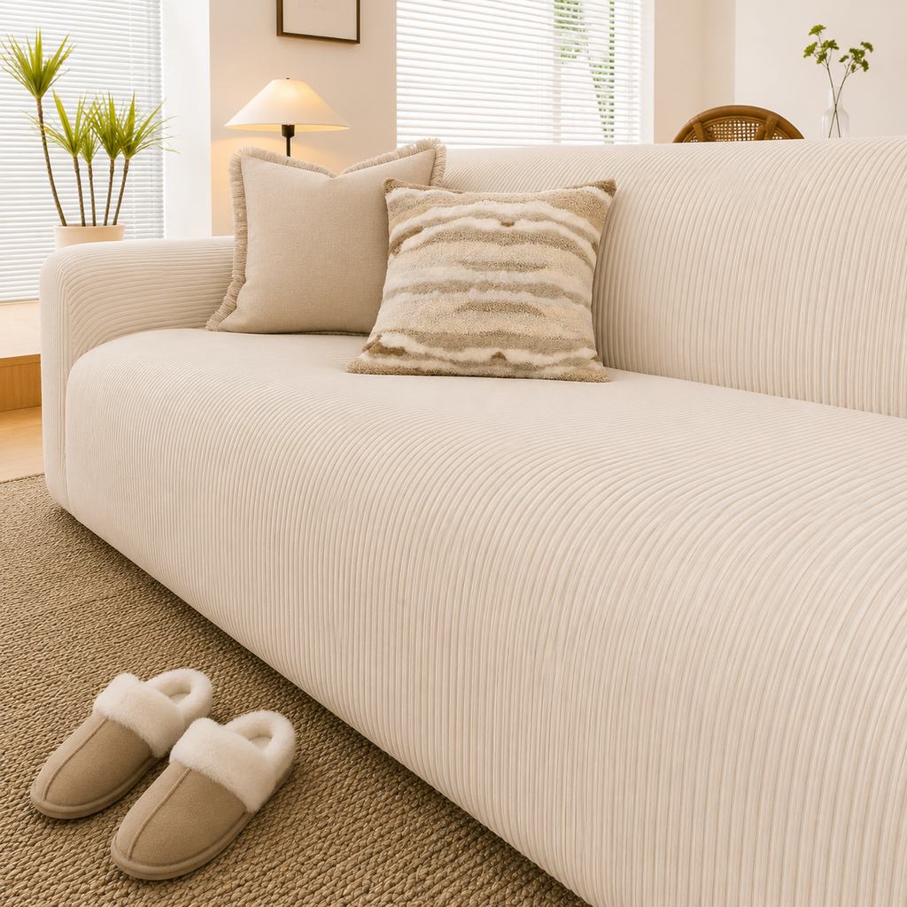 Funda de sillón Corderoy 3 CUERPOS