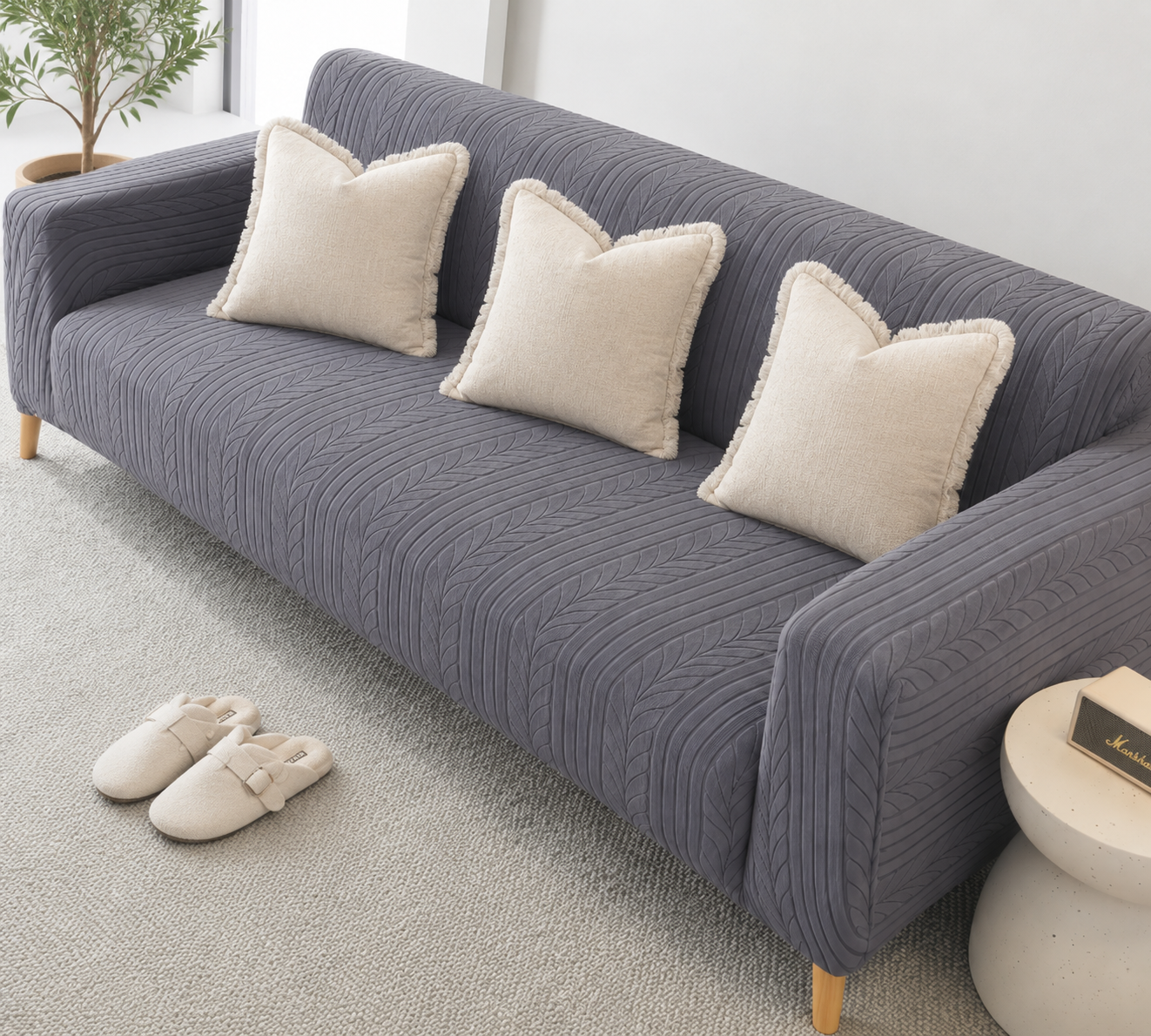 Funda de sillón Espiga 2 CUERPOS