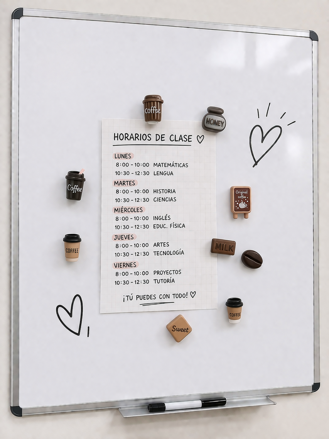 IMANES CAFÉ Y CHOCOLATE 10pcs