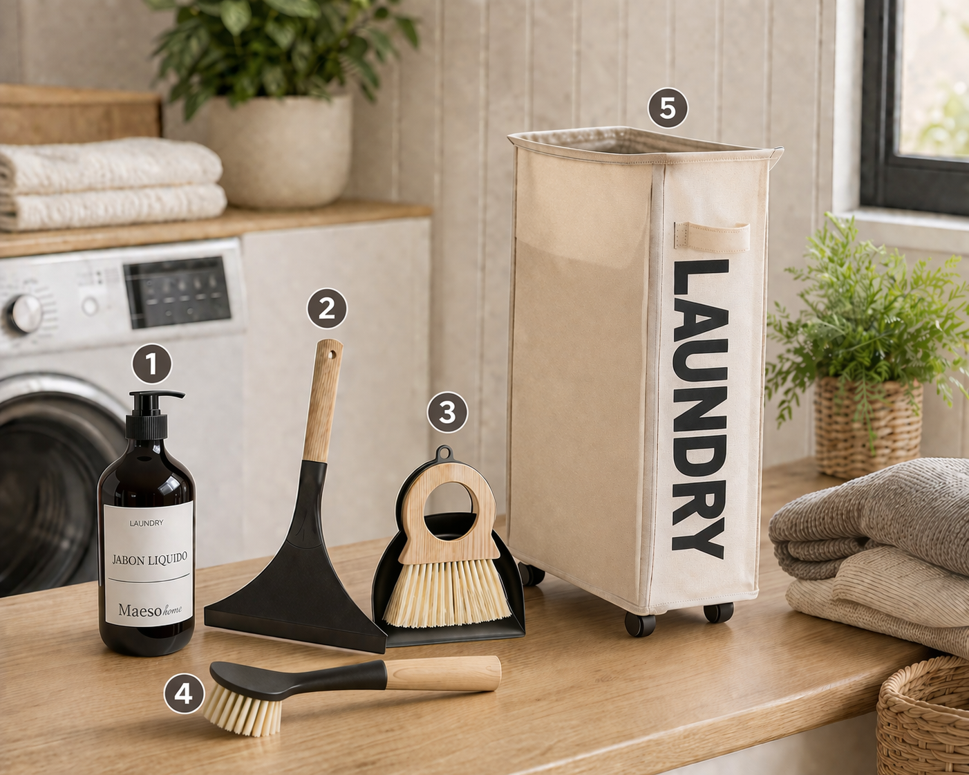 SET LAVADERO PINTEREST 5 PIEZAS