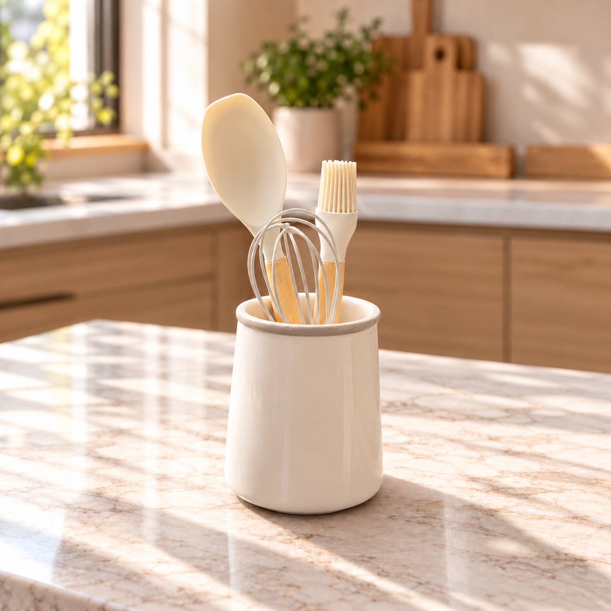 KIT COCINA NUDE 3 UTENSILLOS + PORTA UTENSILLOS $520