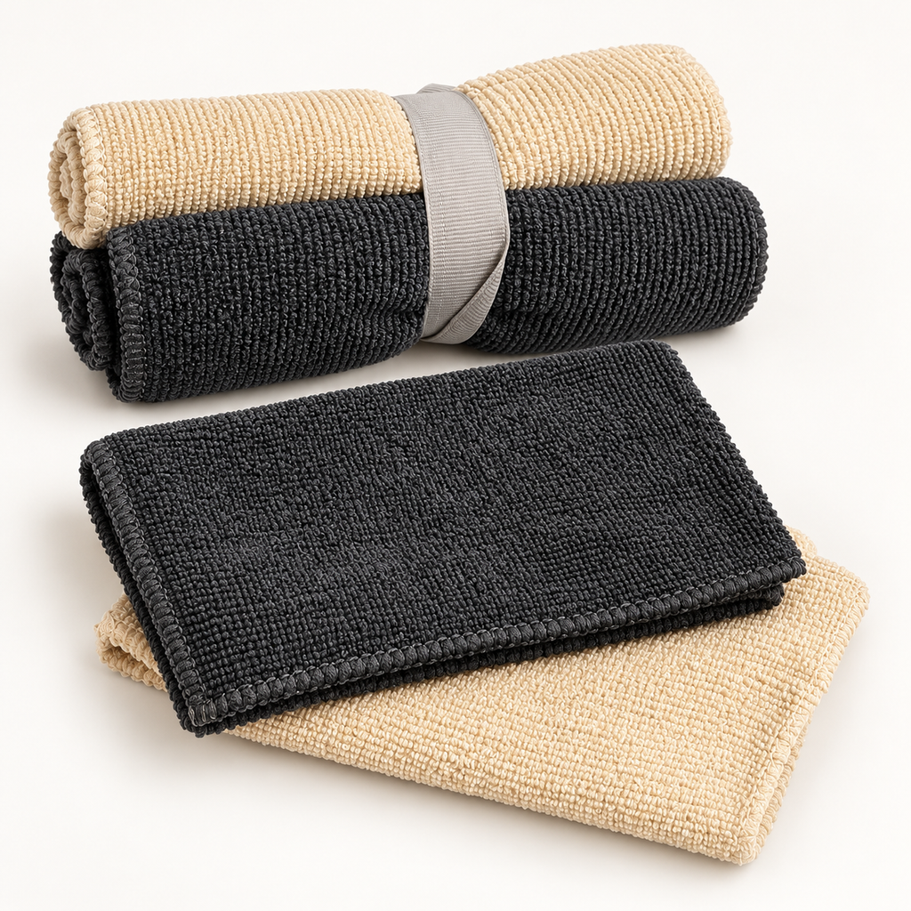 PAÑOS 30x30 MICROFIBRA SET X2pcs $120