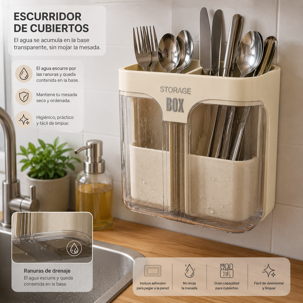 ESCURRIDOR DE CUBIERTOS SAND